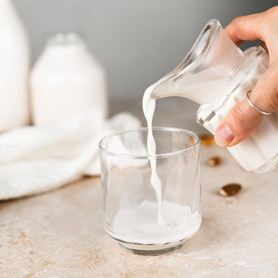Homemade Unsweetened Almond Milk