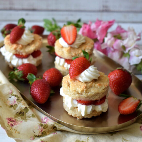 Gluten-Free Strawberry Dacquoise