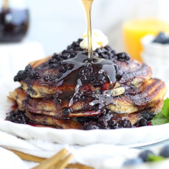 Buttermilk Blueberry Pancakes