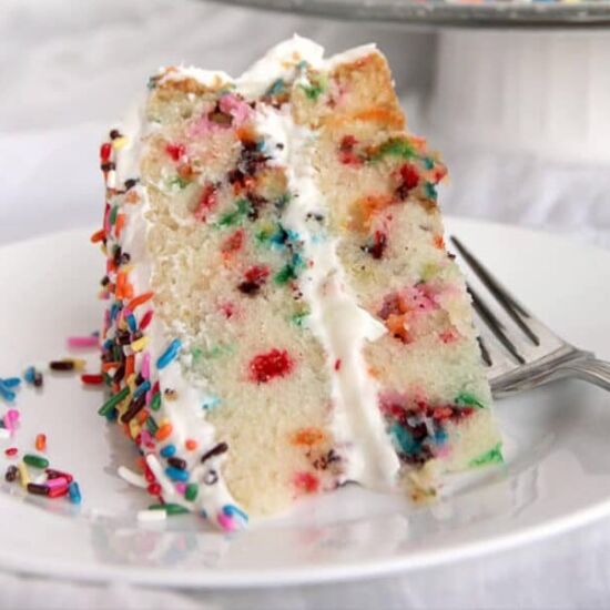 Easy Funfetti Cake from Scratch