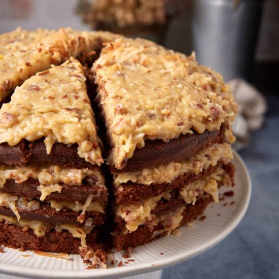 Sour Cream German Chocolate Cake