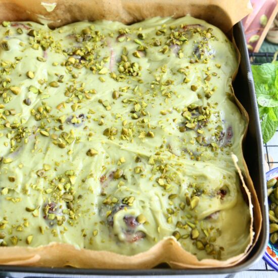 Pistachio Cardamom Rolls