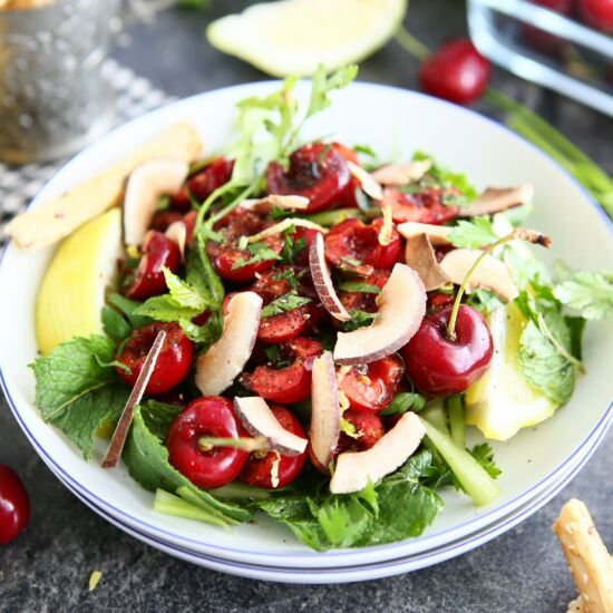 Cherry and Fresh Herb Salad
