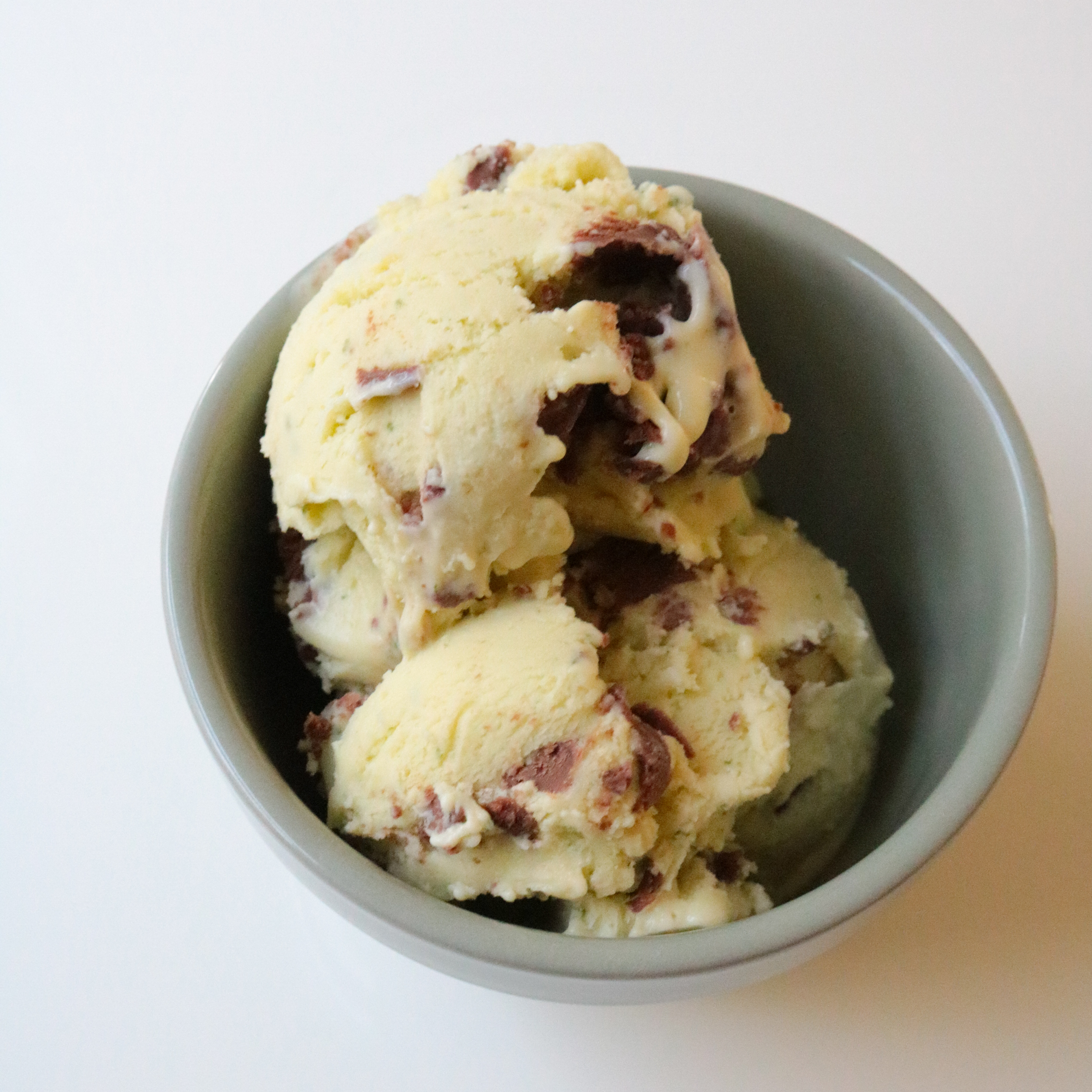 Basil Chocolate Ice Cream