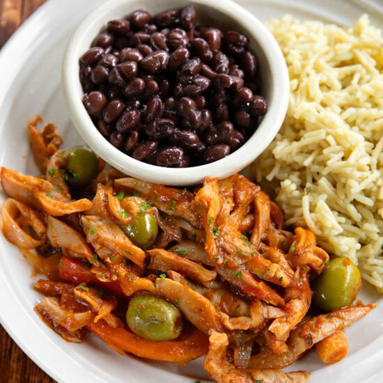 Oyster Mushroom Ropa Vieja