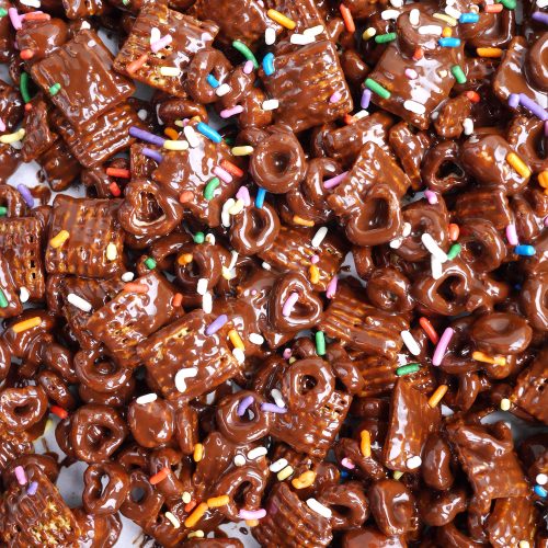 GF & DF Chocolate Covered Chex Mix