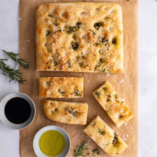Garlic and Herb Focaccia Bread