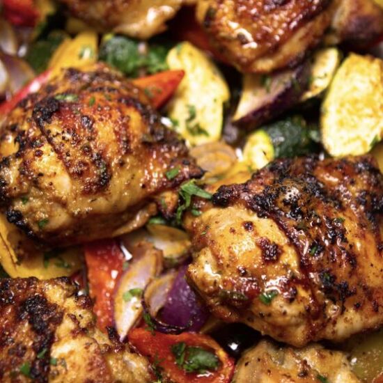 Sheet Pan Chicken With Vegetables
