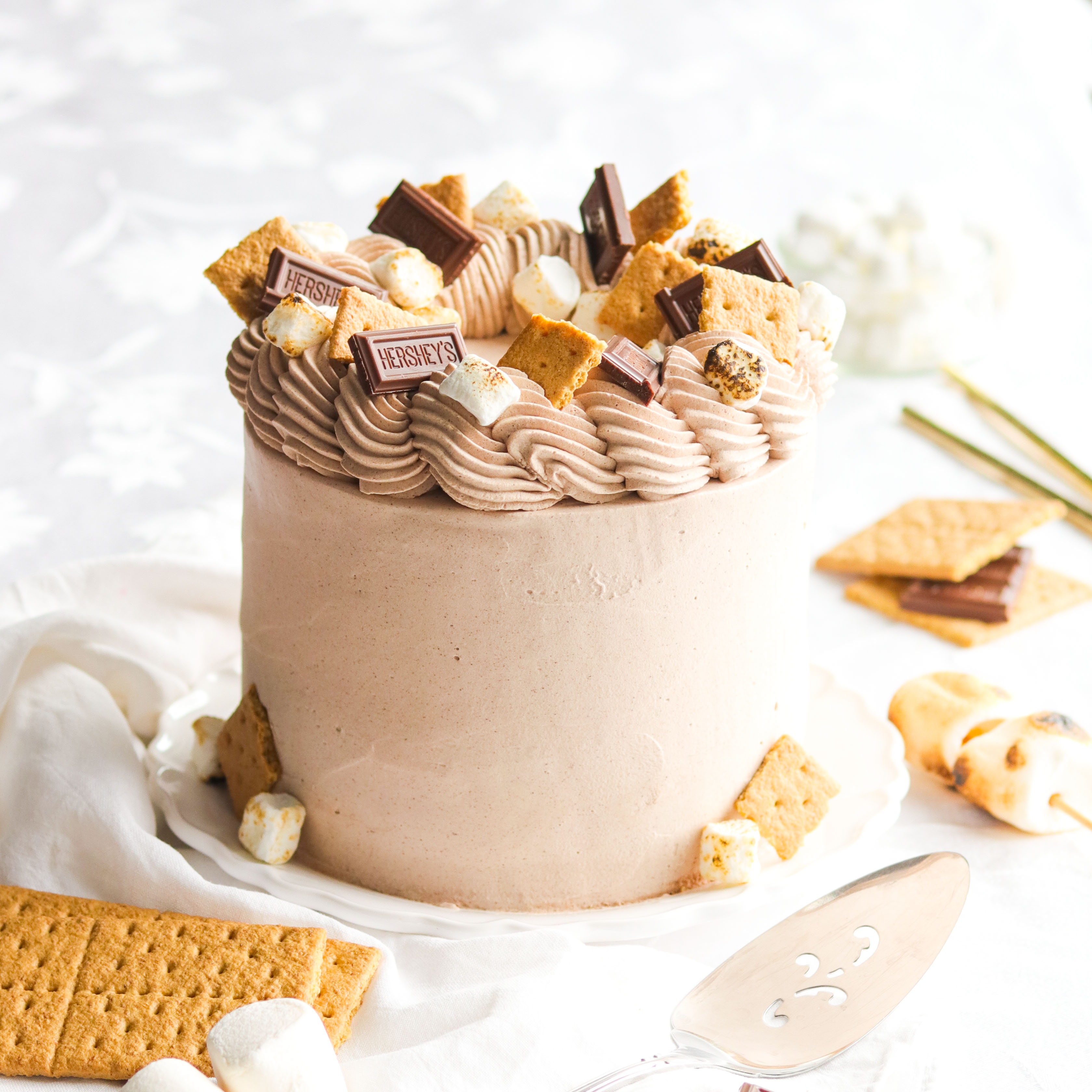 S’more Ice Cream Cake