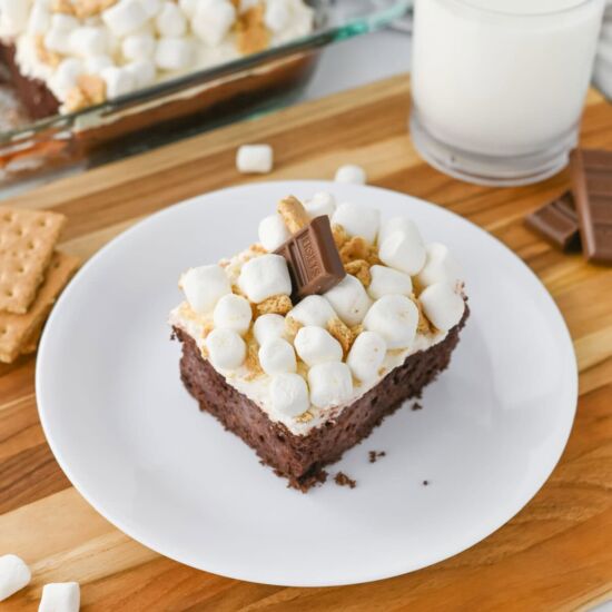 S’mores Poke Cake