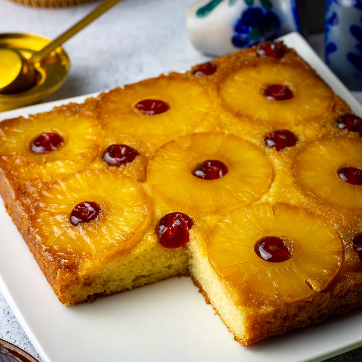 Sourdough Pineapple Upsidedown Cake