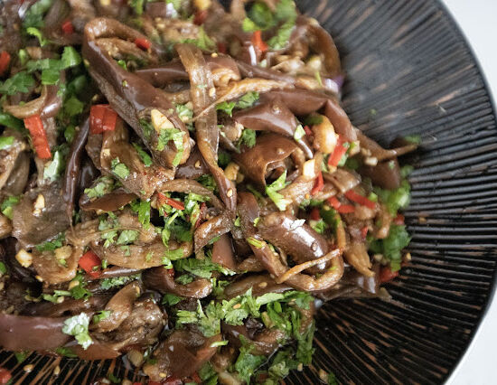 Chinese-Style Eggplant Cold Dish
