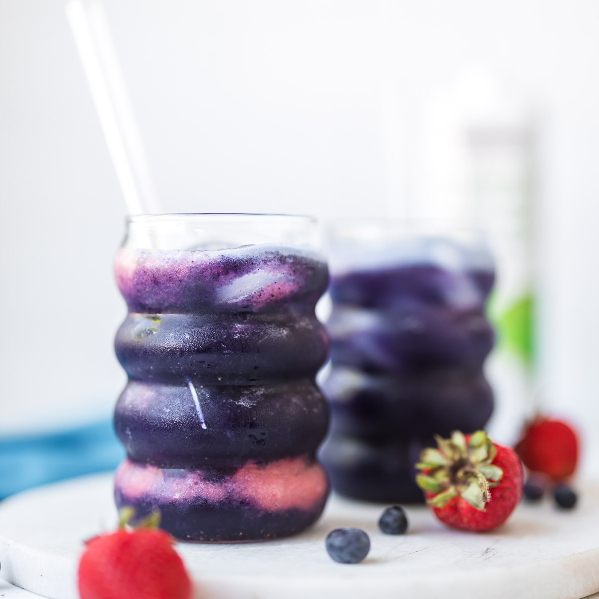 Strawberry Blueberry Mocktail