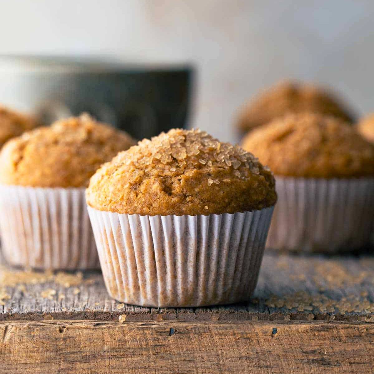 Pumpkin Muffins with Whole Wheat