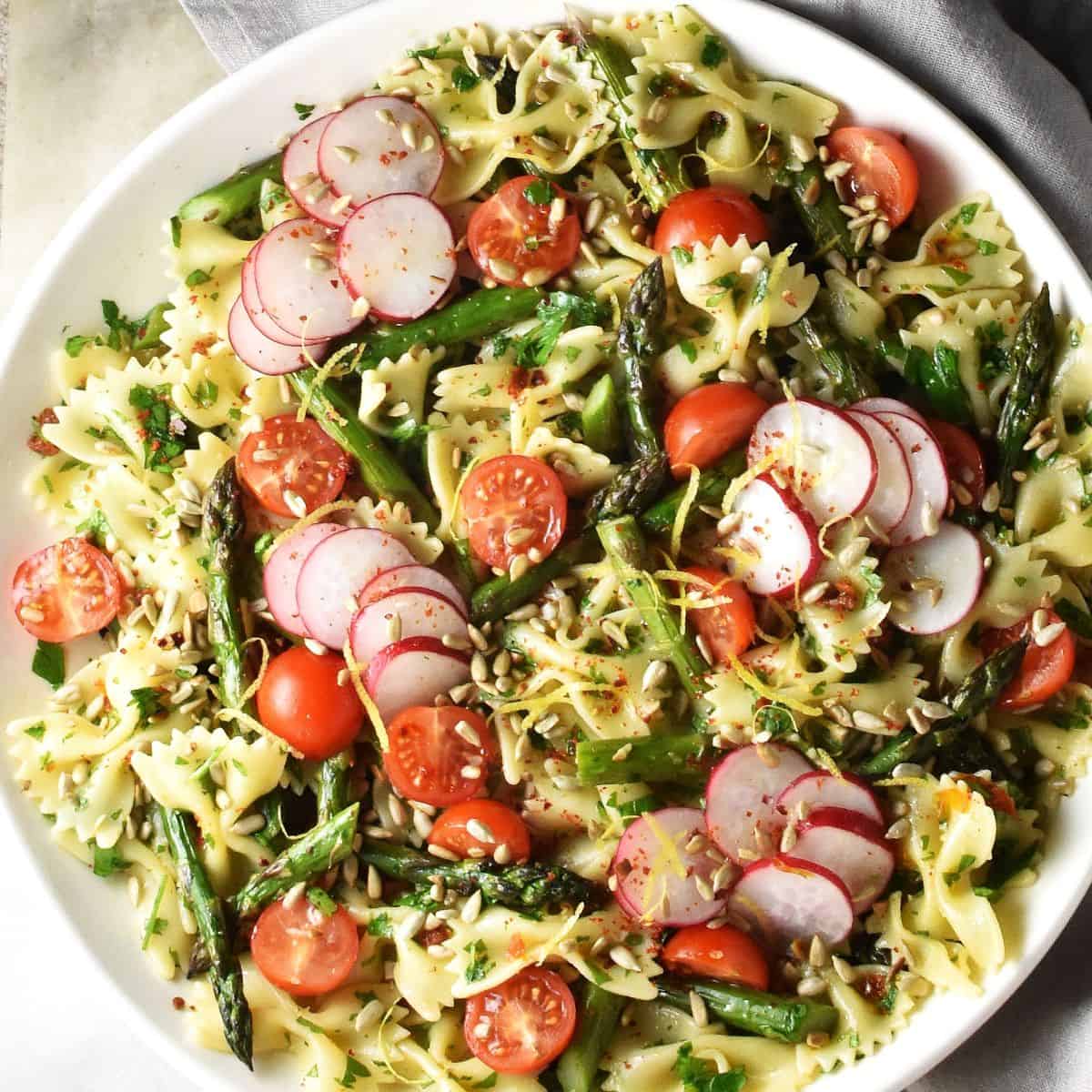 Roasted Asparagus Pasta Salad