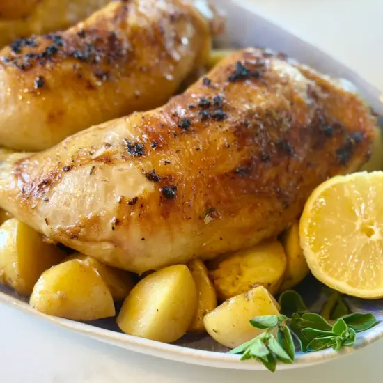 Lemon Rosemary Chicken & Potatoes