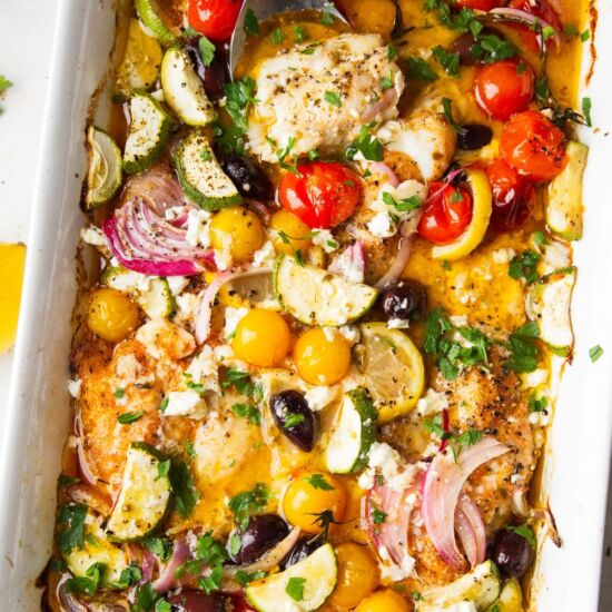 Mediterranean Baked Haddock