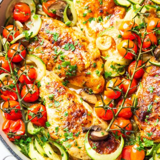 Chicken Zucchini Skillet