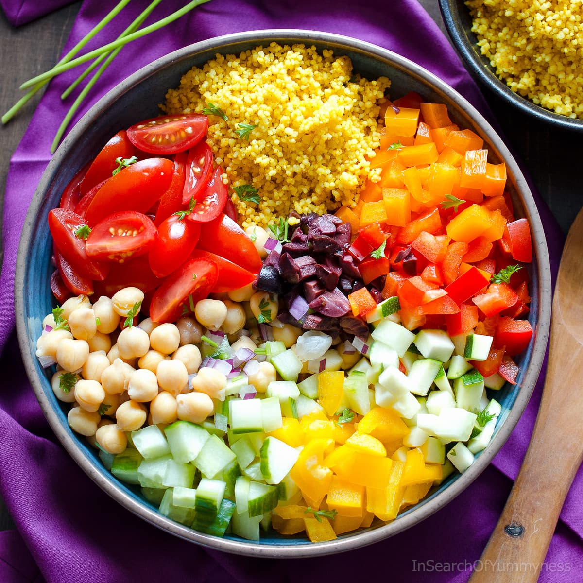 Couscous Salad with Chickpeas
