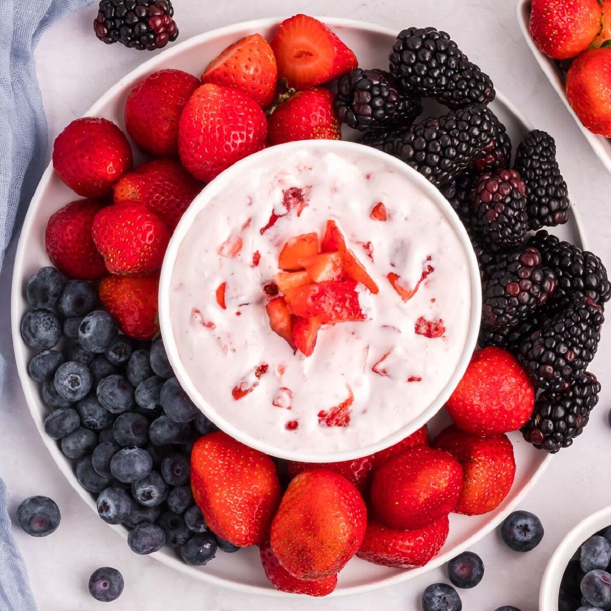 Easy Cream Cheese Fruit Dip