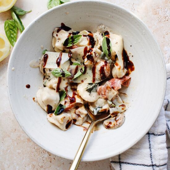 Tortellini with Creamy Lemon Sauce