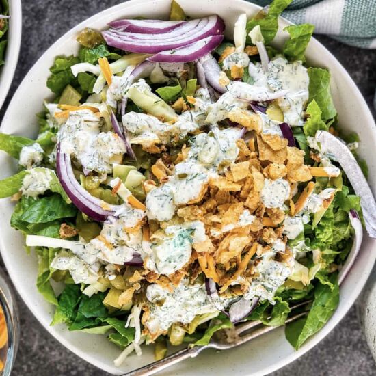 Dill Pickle Chopped Salad
