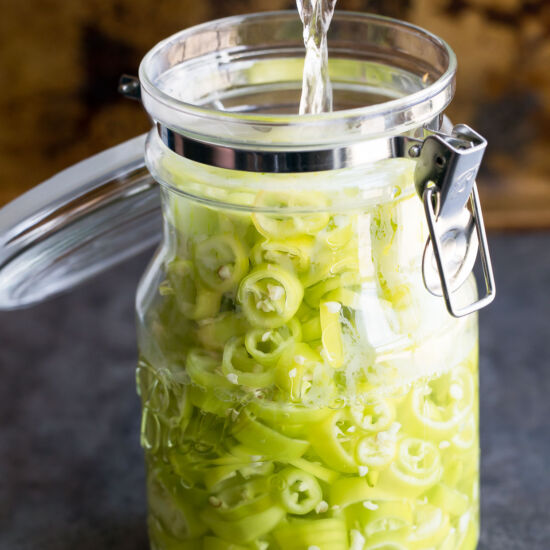 Quick Pickled Banana Peppers