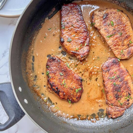 Espresso Rubbed Pork Chops