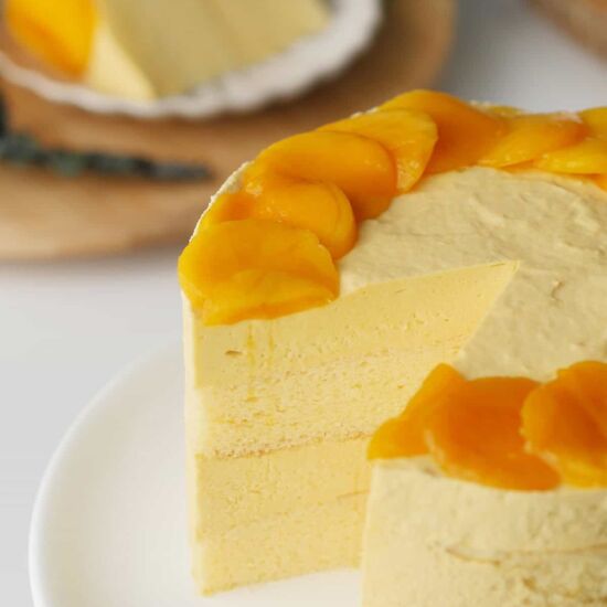 Chinese Bakery Mango Mousse Cake