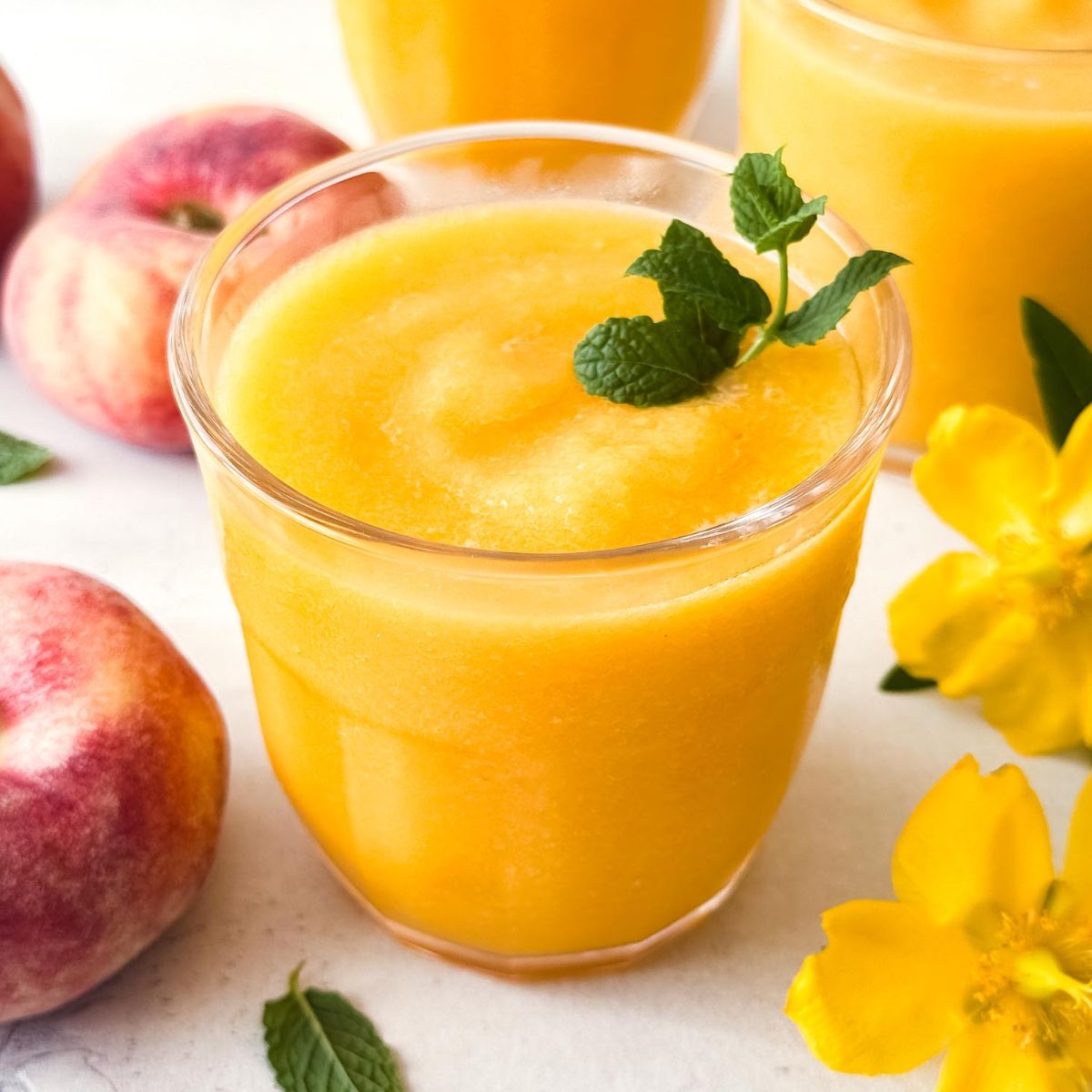 Frozen Peach Slush