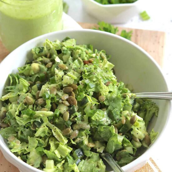 Cabbage Green Goddess Salad