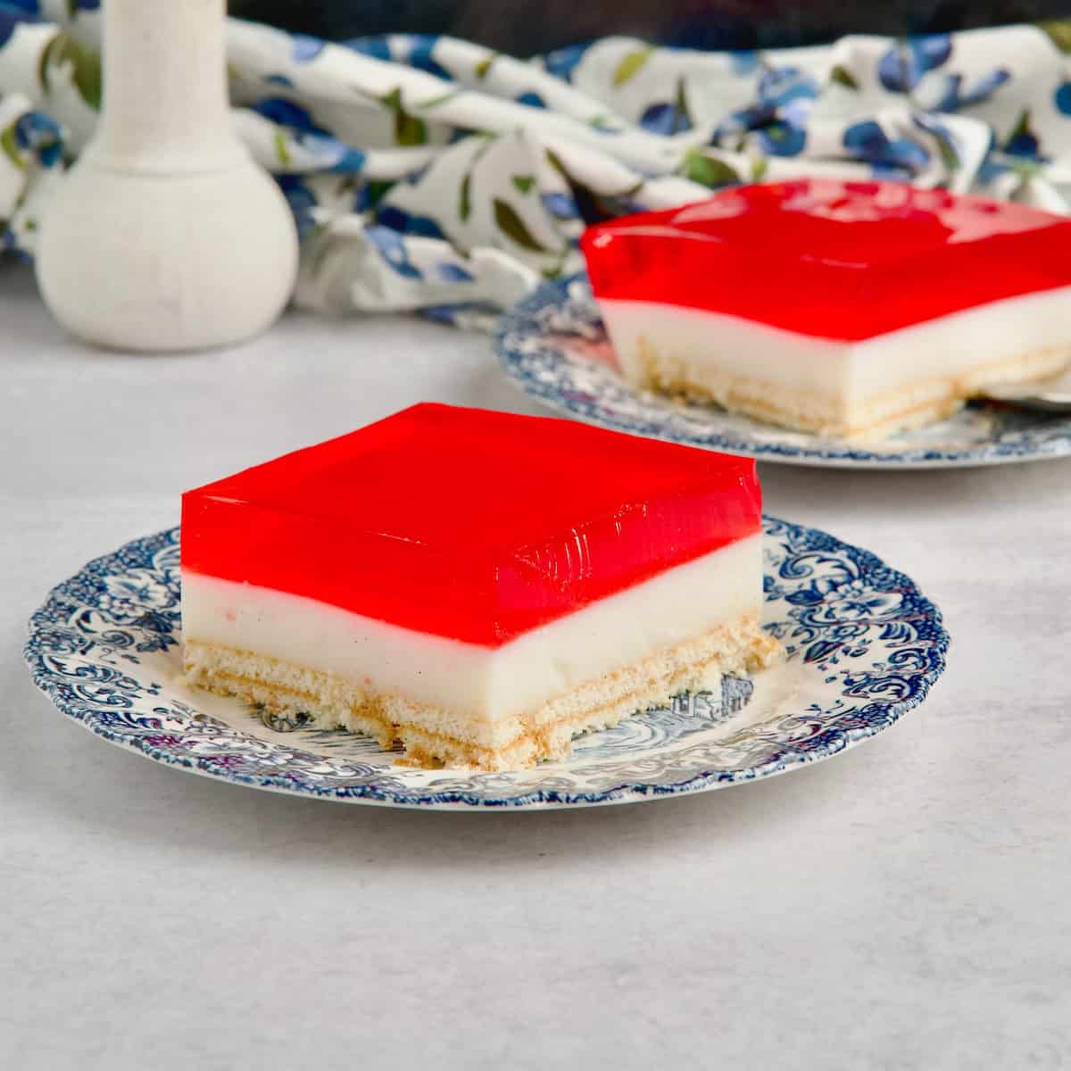 Jelly & Custard Slice Dessert