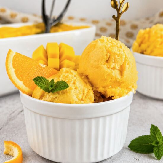 Mango Orange Sorbet