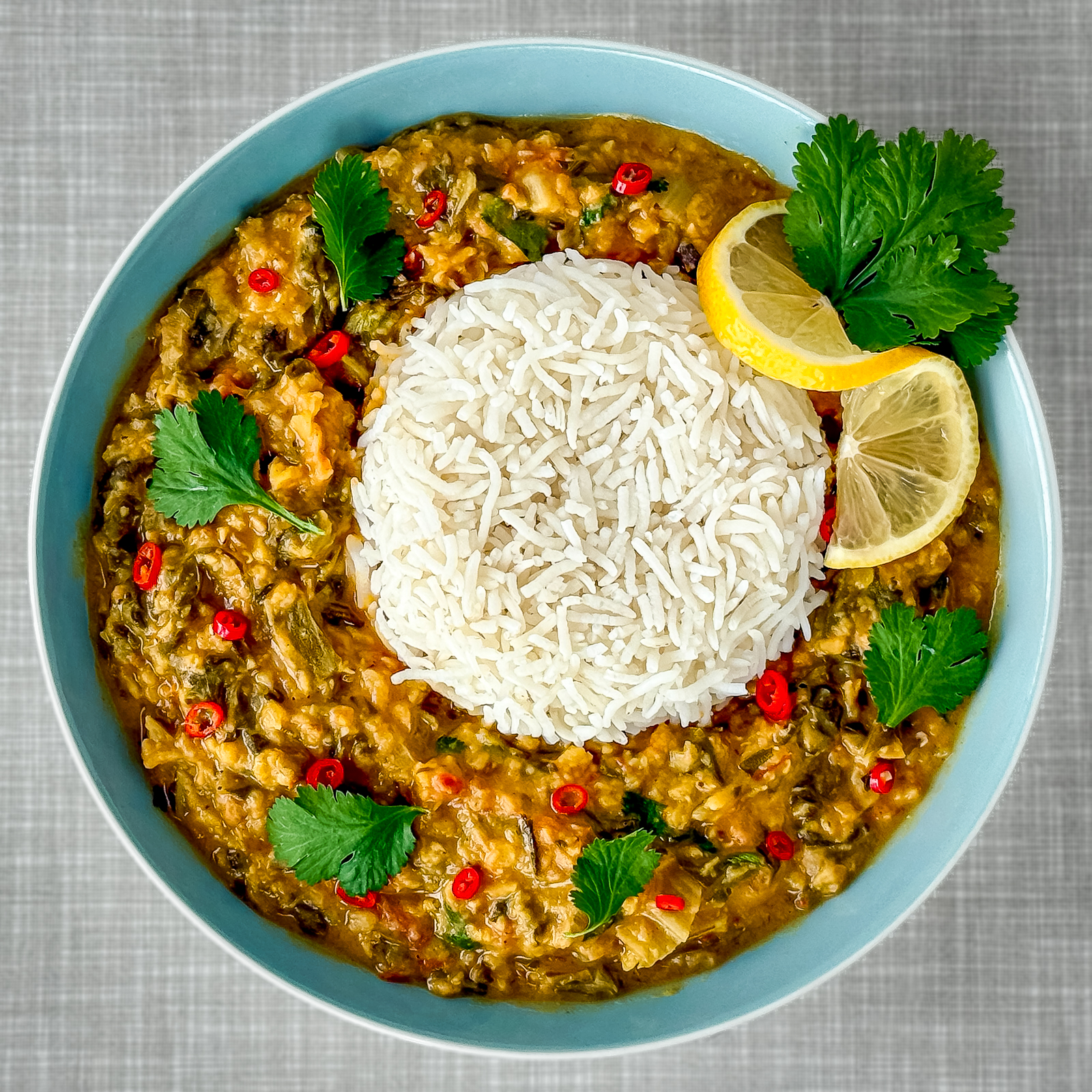 Swiss Chard Curry with Lentils