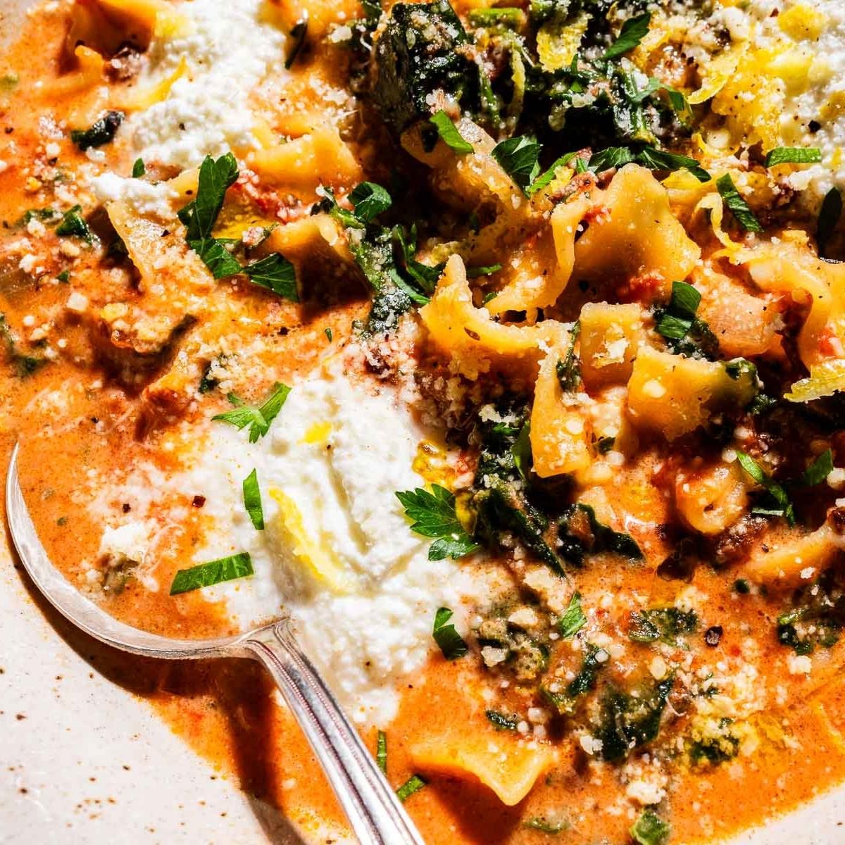 Marry Me Lasagna Soup