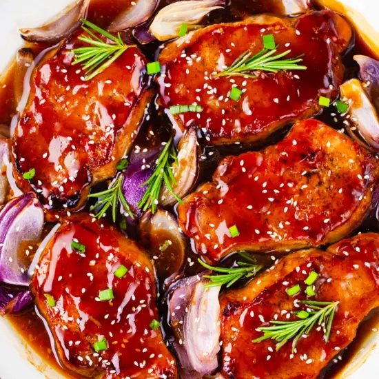 General TSO Pork Chops