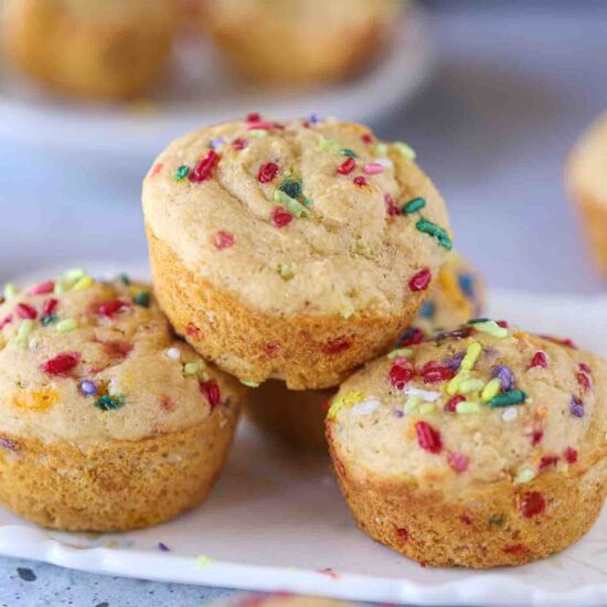 Healthy Sprinkle Muffins