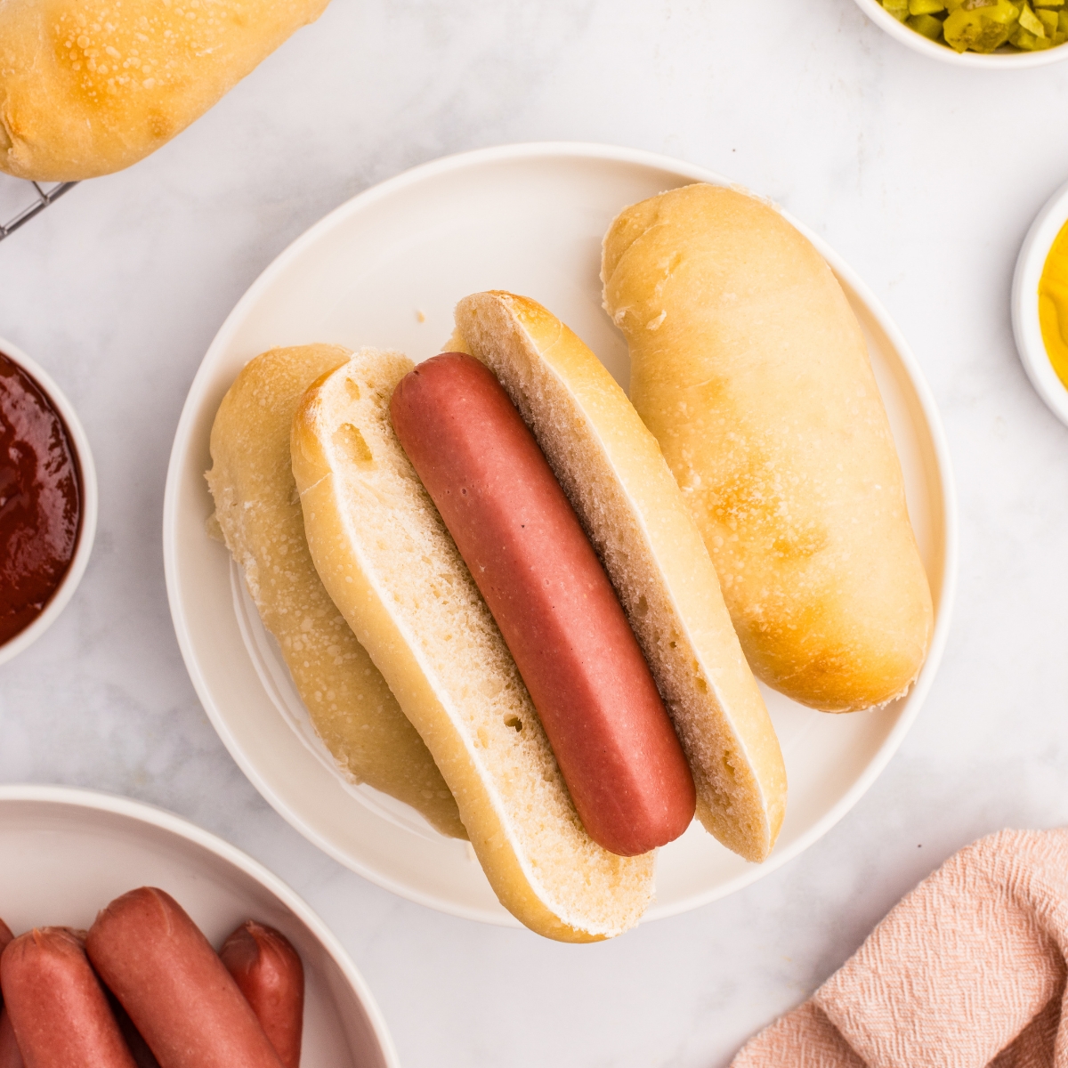 Sourdough Hot Dog Buns
