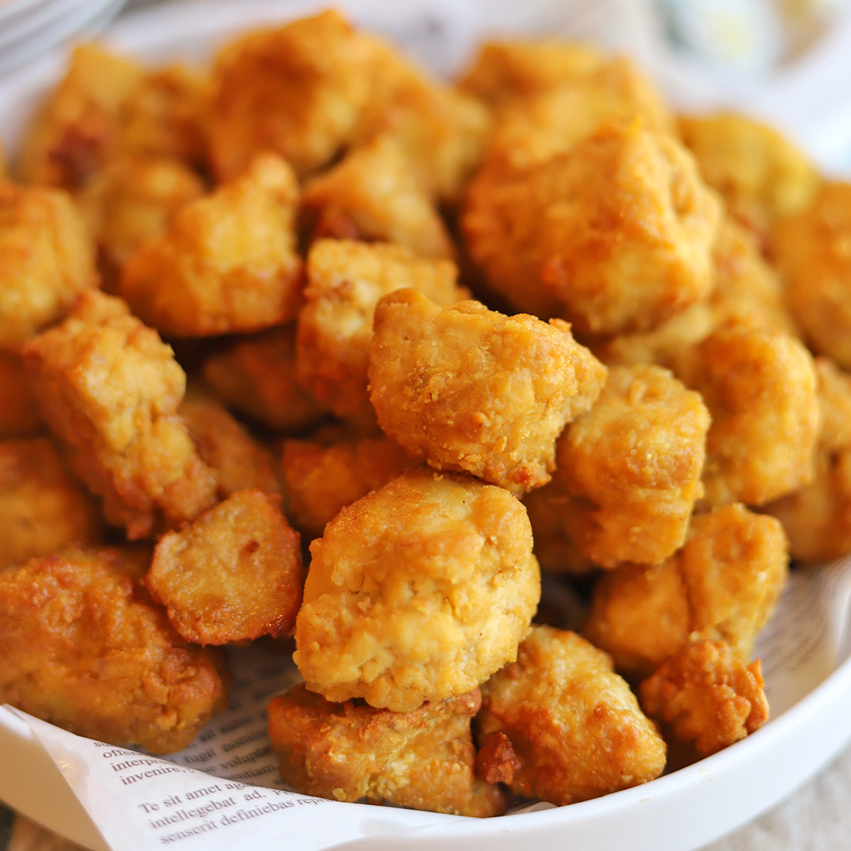 Air fryer Tofu Nuggets