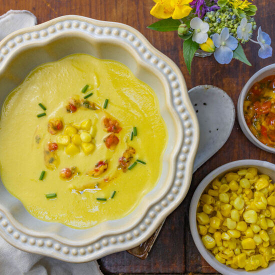Velvety Cool Corn Soup