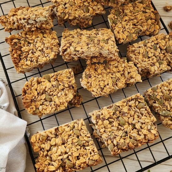 Healthy Oat Seed Bars