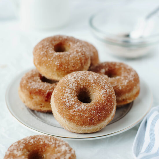 Baked Cinnamon Sugar Donuts