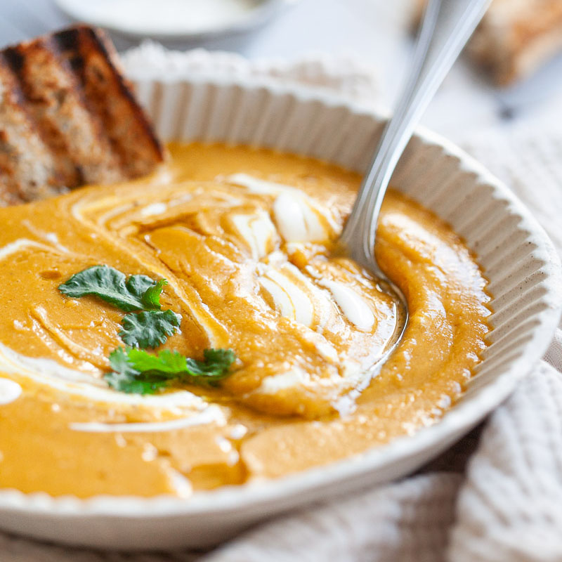 Carrot and Red Lentil Soup