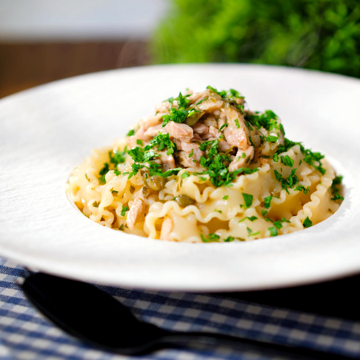 Lemon & Caper Chicken Piccata Pasta
