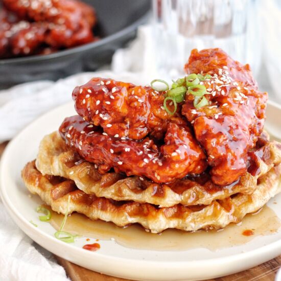 Korean Fried Chicken & Waffles
