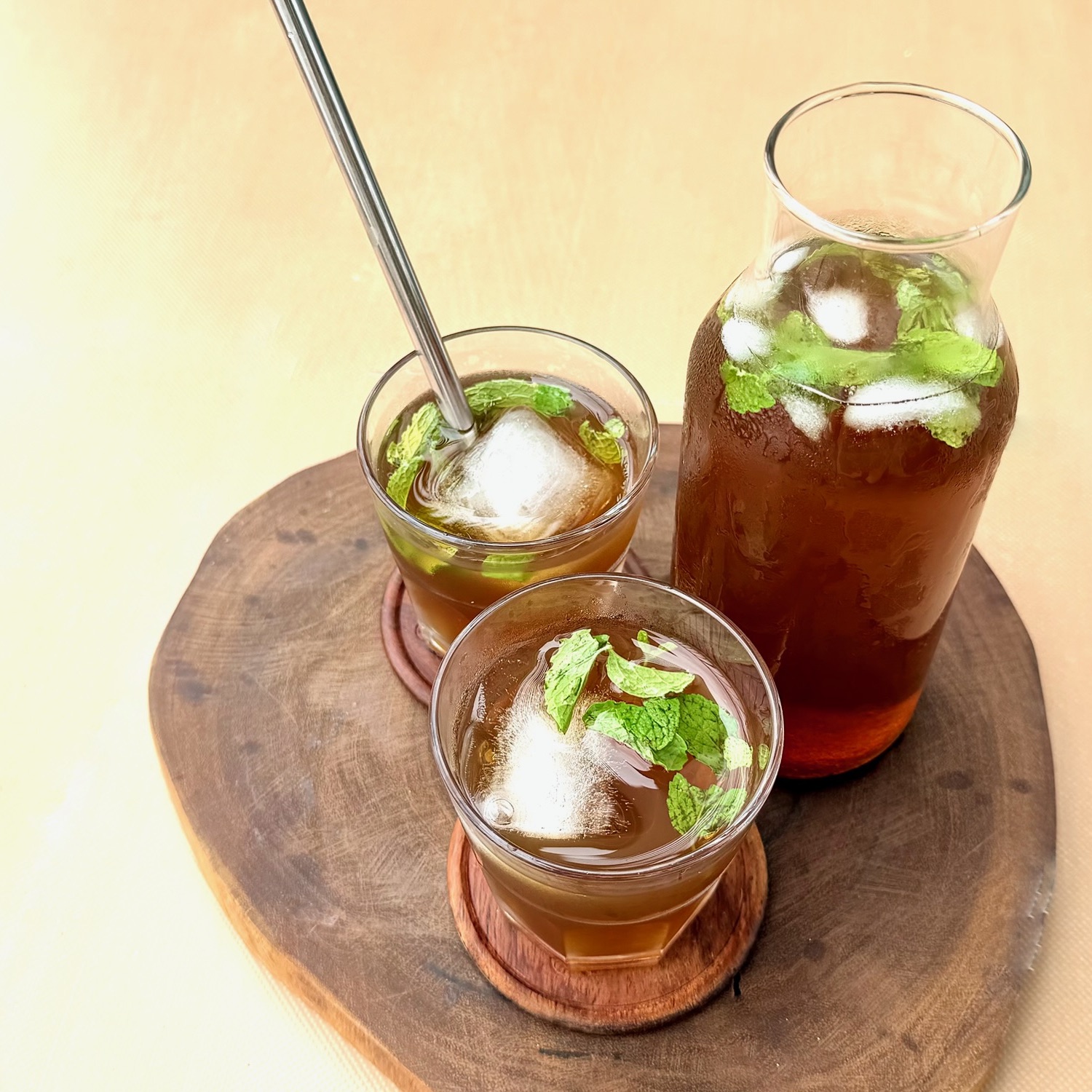 Black Dried Lime Summer Drink