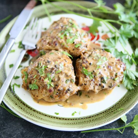 Chicken au Poivre