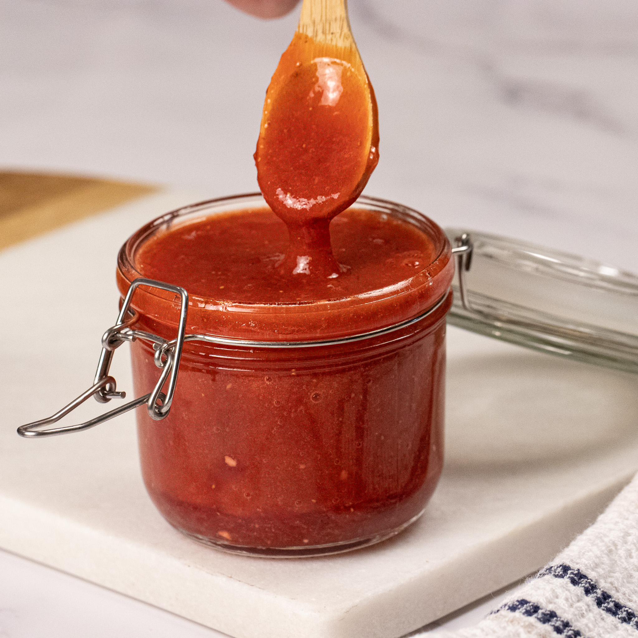 Blended Strawberry Compote