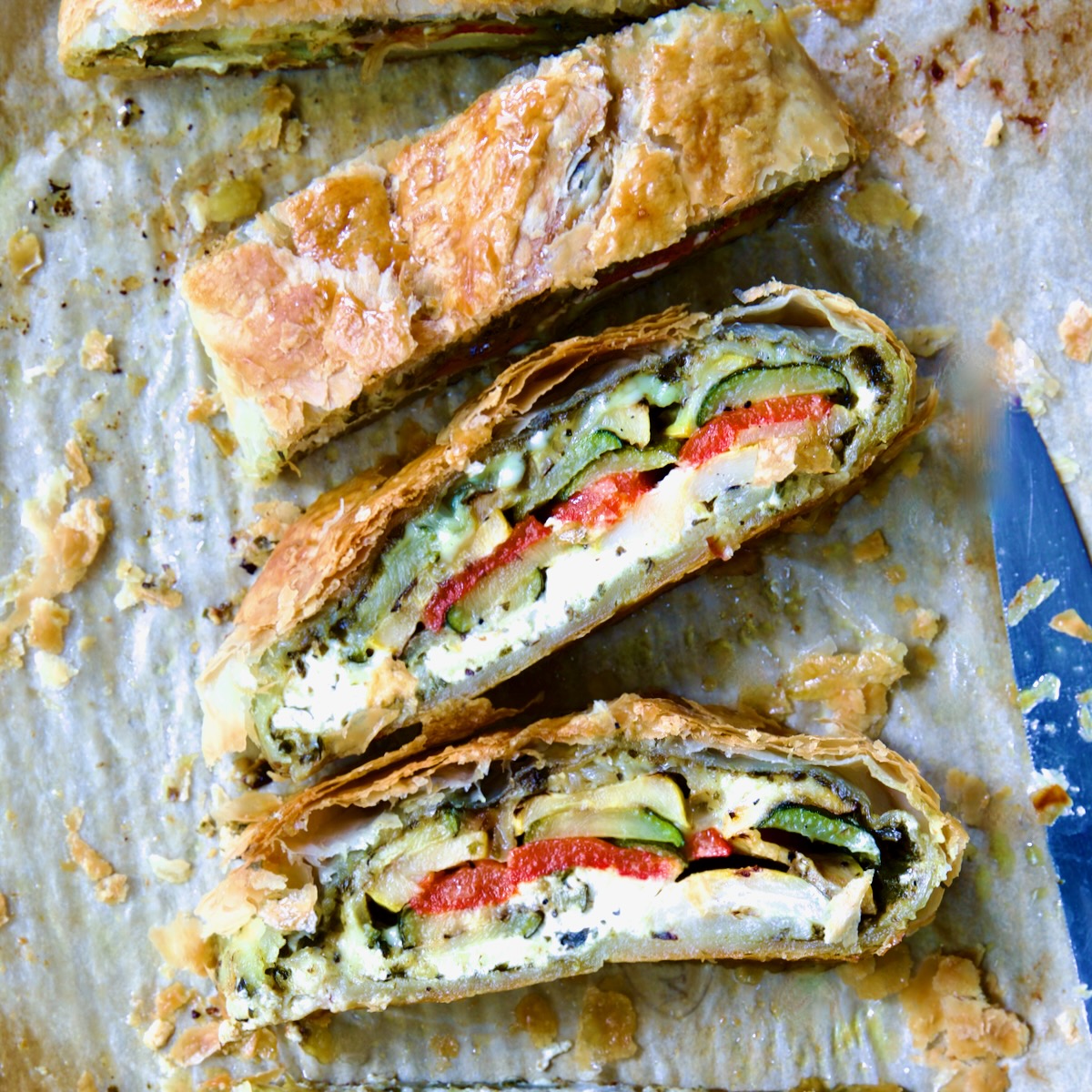 Italian Vegetable Strudel