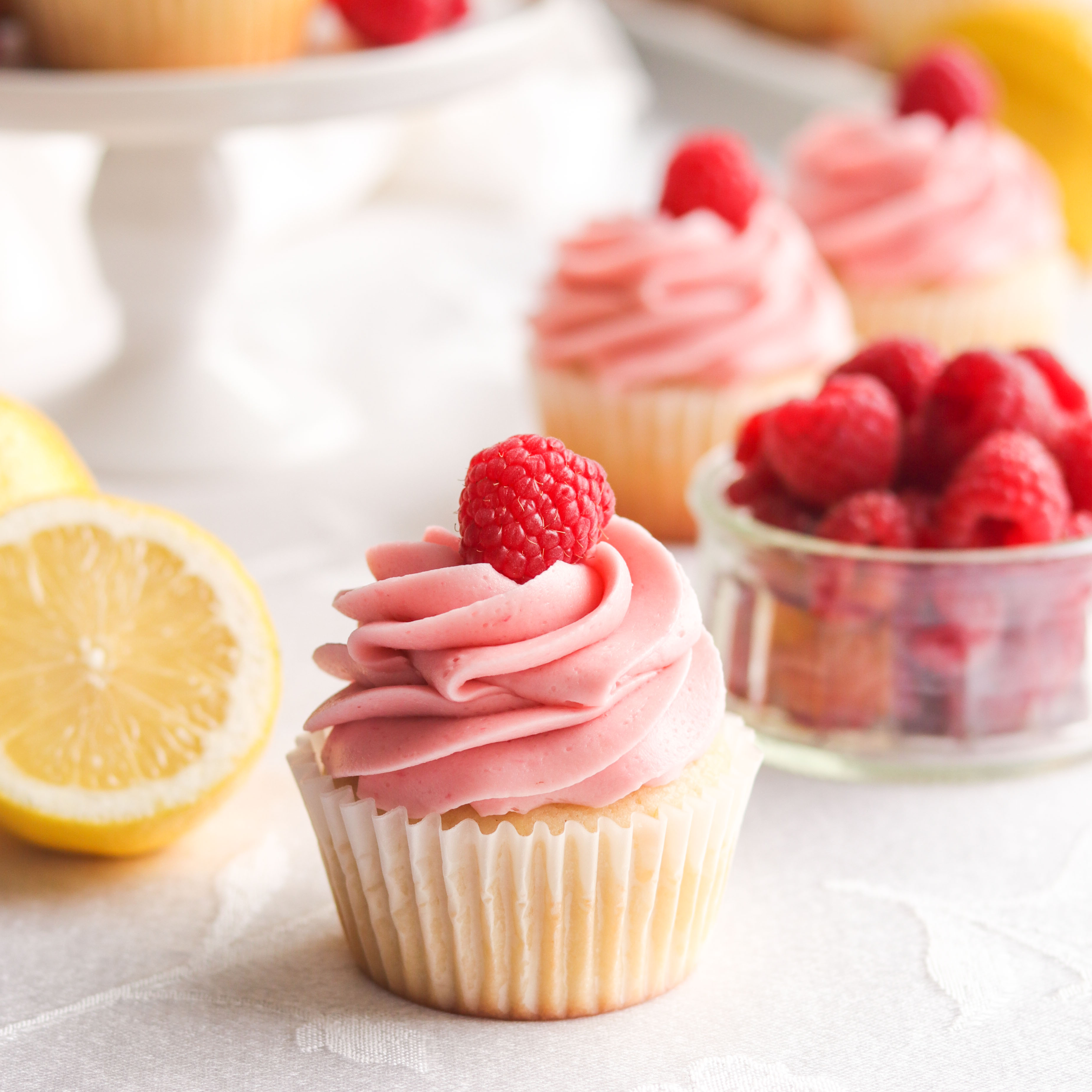 Lemon Raspberry Cupcakes